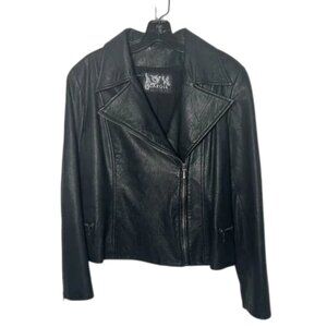 Caroll Women's Black Leather Jacket